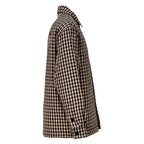 Check Overshirt With Slogan