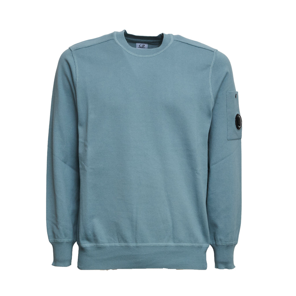 Cotton Sea Island Crewneck Lens Sweater