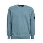 Cotton Sea Island Crewneck Lens Sweater