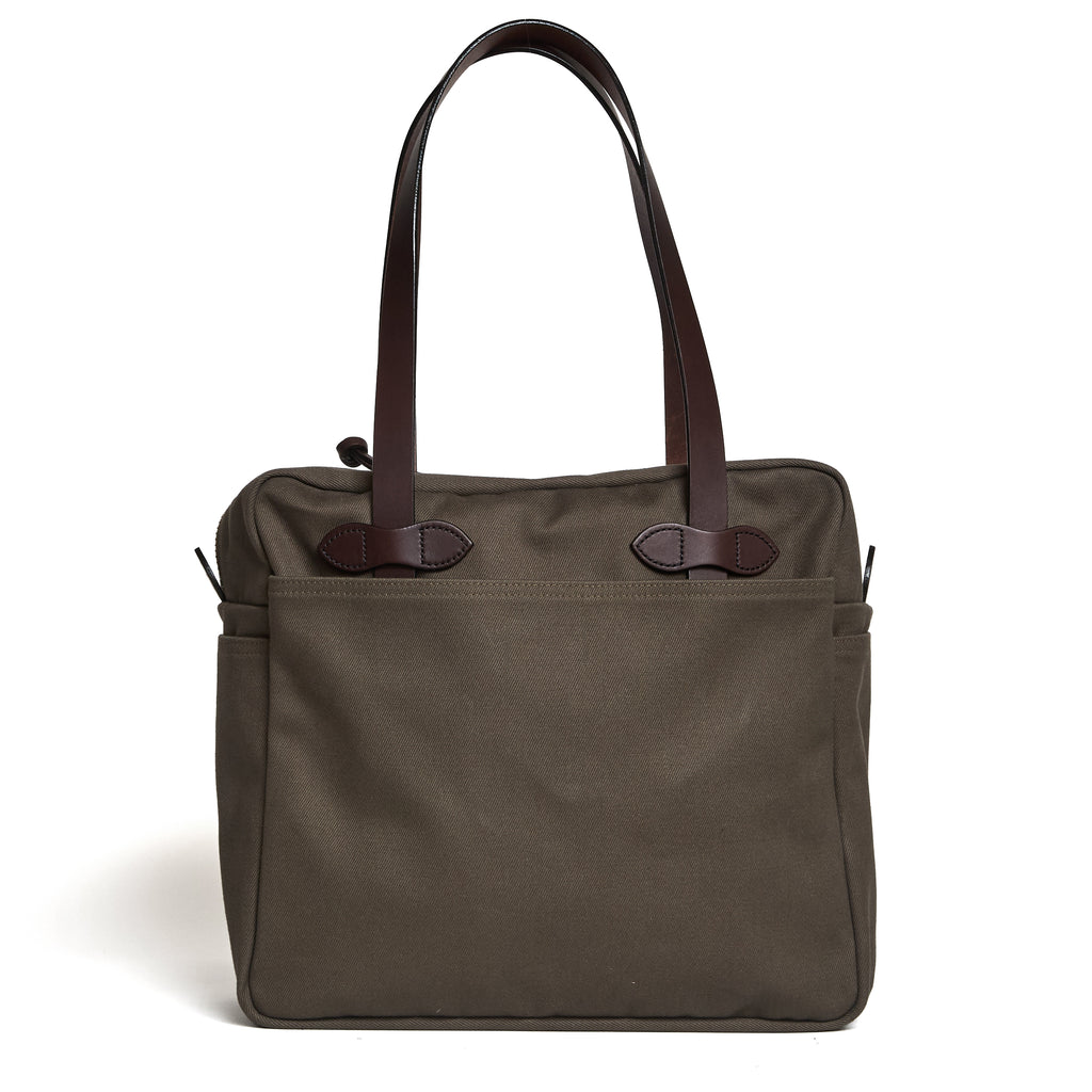 Tote Bag With Zipper Luggage Twill