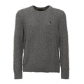 Cable-Knit Crewneck Pullover In Wool, Cashmere