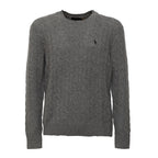 Cable-Knit Crewneck Pullover In Wool, Cashmere