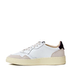 Sneakers Medalist Low In Pelle, Suede Bianco, Fig