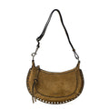 Oskan Moon Studded Shoulder Bag