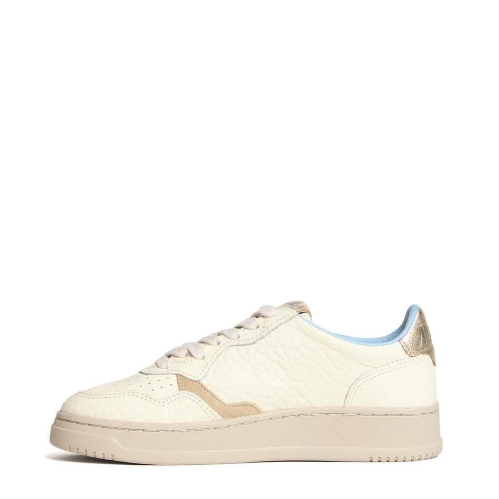 Sneakers Medalist Low In Pelle, Suede Elephant