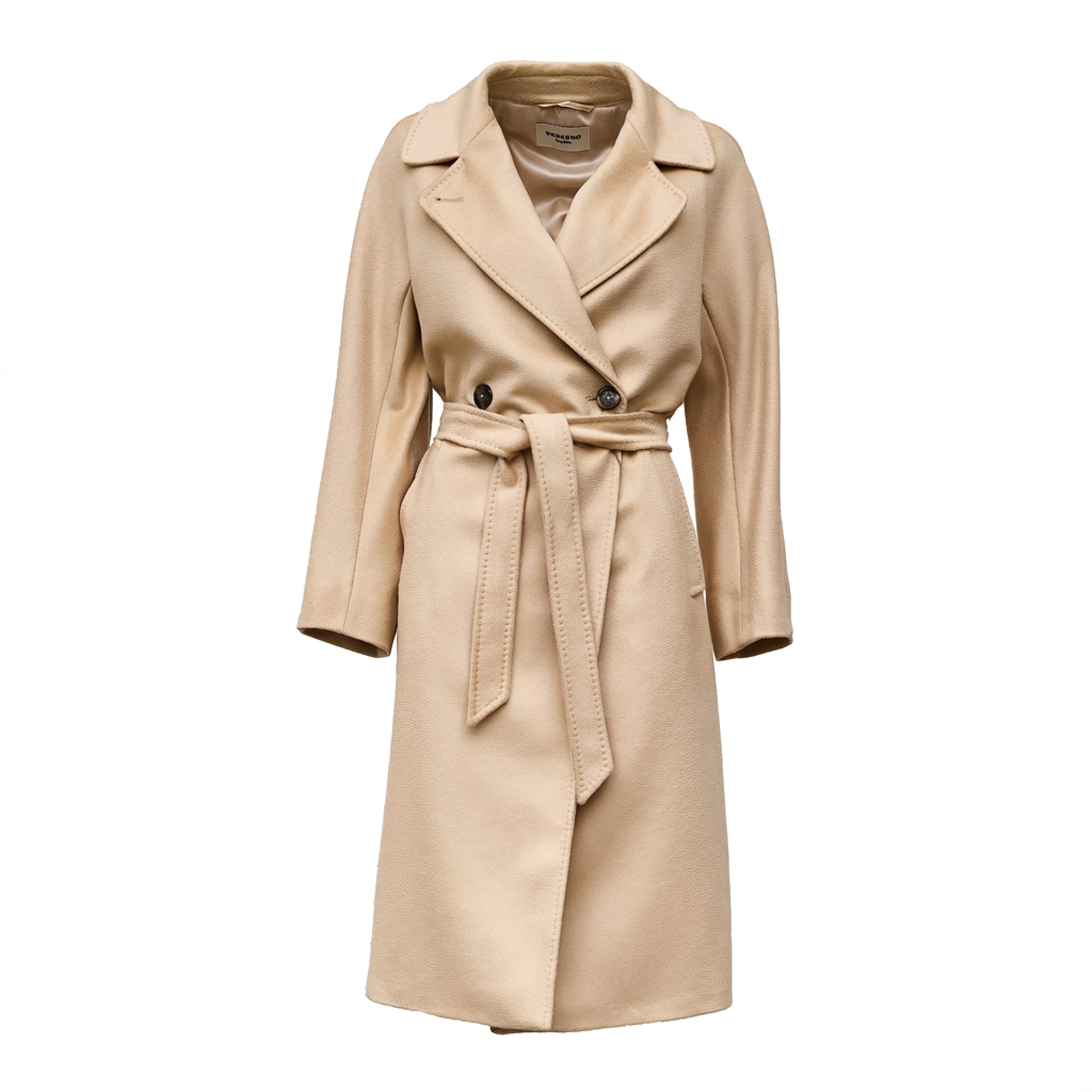 Cappotto Resina Drap Di Pura Lana
