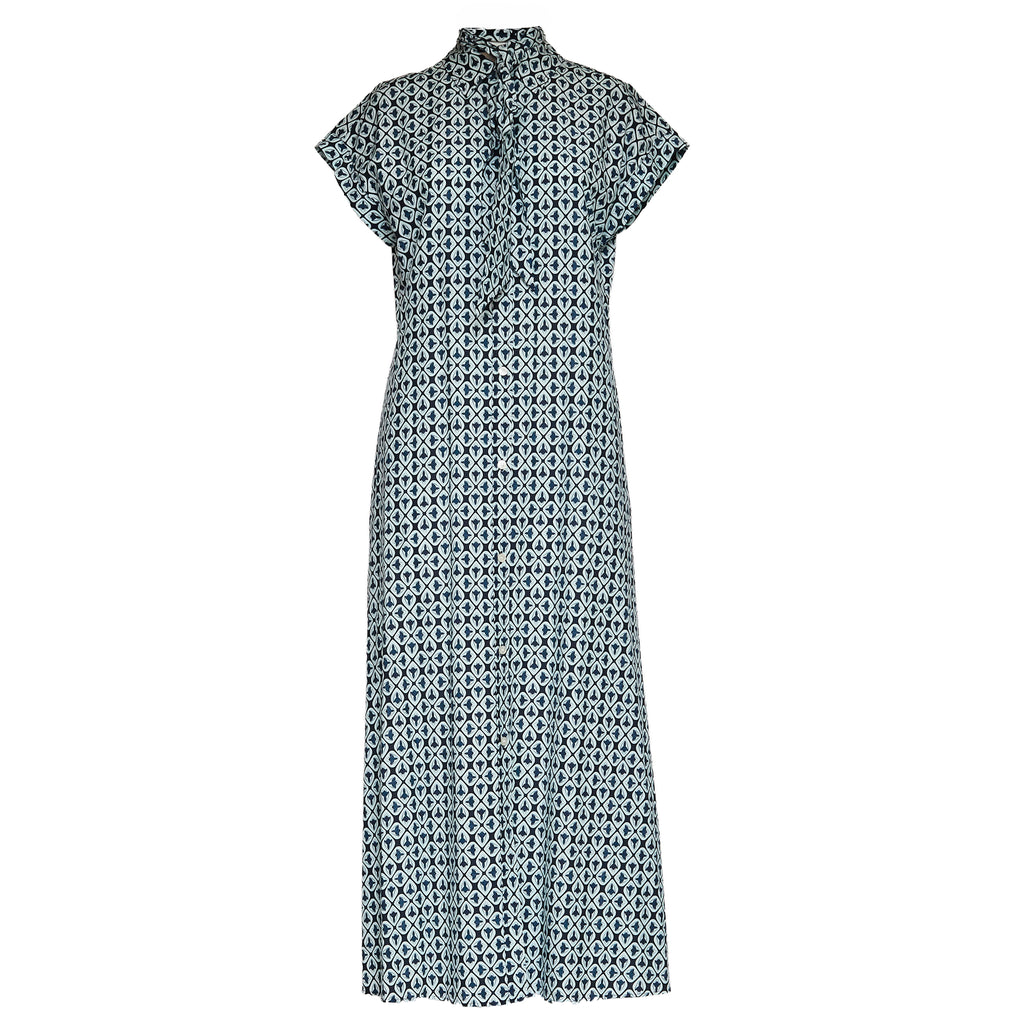 Cotton Viscose Chemisier Dress