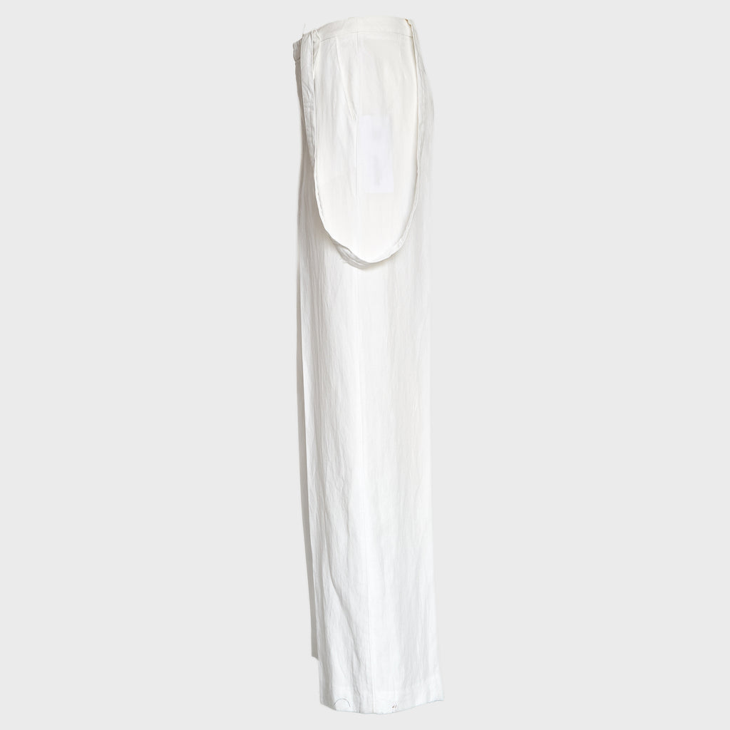 Pantaloni Tecla Wide Leg In Lino Lyocell