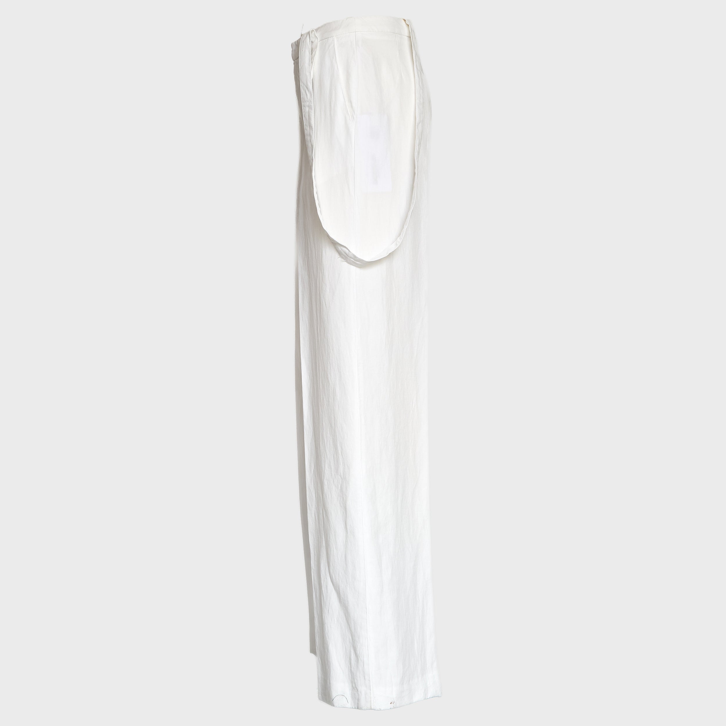Pantaloni Tecla Wide Leg In Lino Lyocell