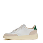 Sneakers Medalist Low In Pelle Bianca, Amazon E Suede Beige