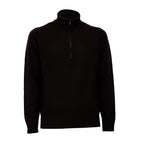 Maglia Mezza Zip In Lana Merino