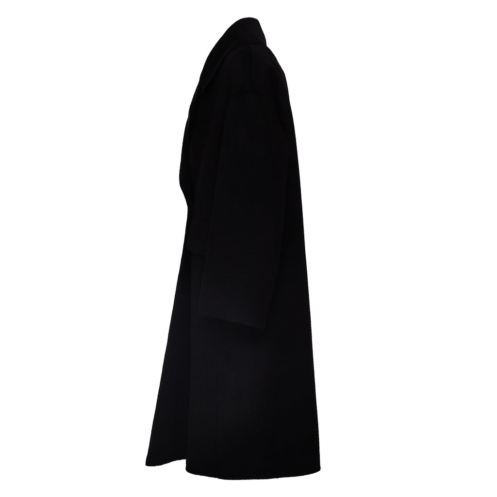 Cappotto Bruno In Lana, Cashmere Zibellinato