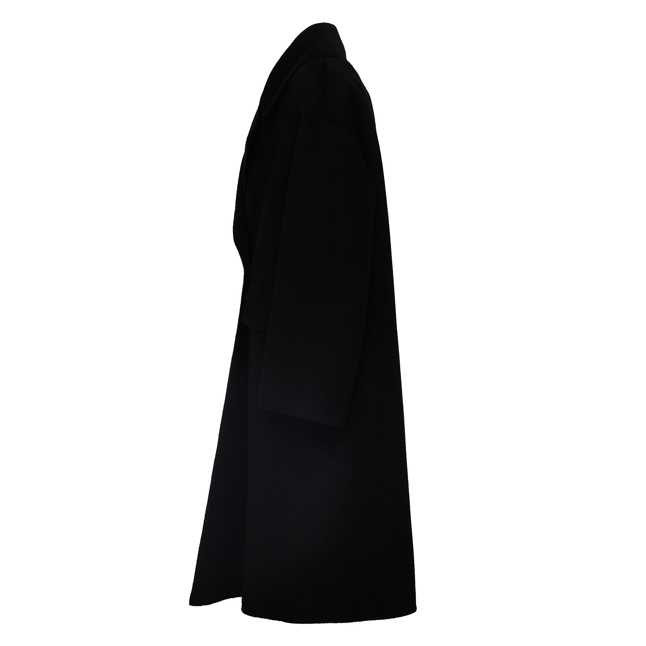 Cappotto Bruno In Lana, Cashmere Zibellinato
