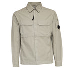 Organic Gabardine Zipped Lens Overshirt