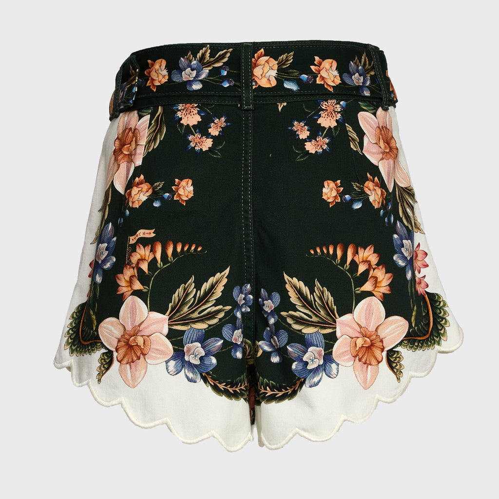 Berry Garden Twill Shorts