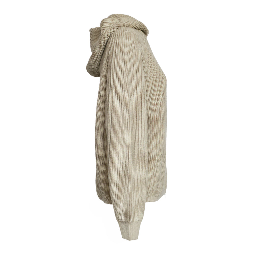Felpa Con Cappuccio Cotton Jute