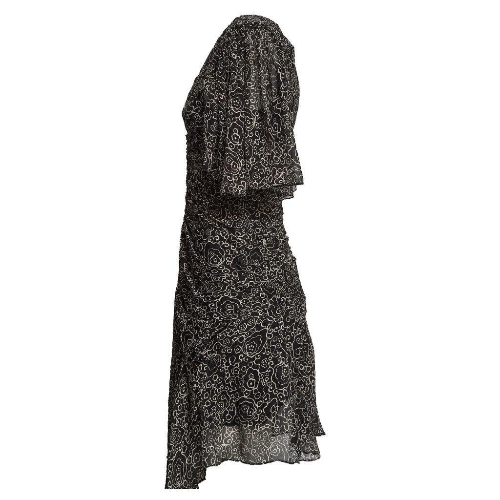 Vivienne Crinkled Chiffon Dress