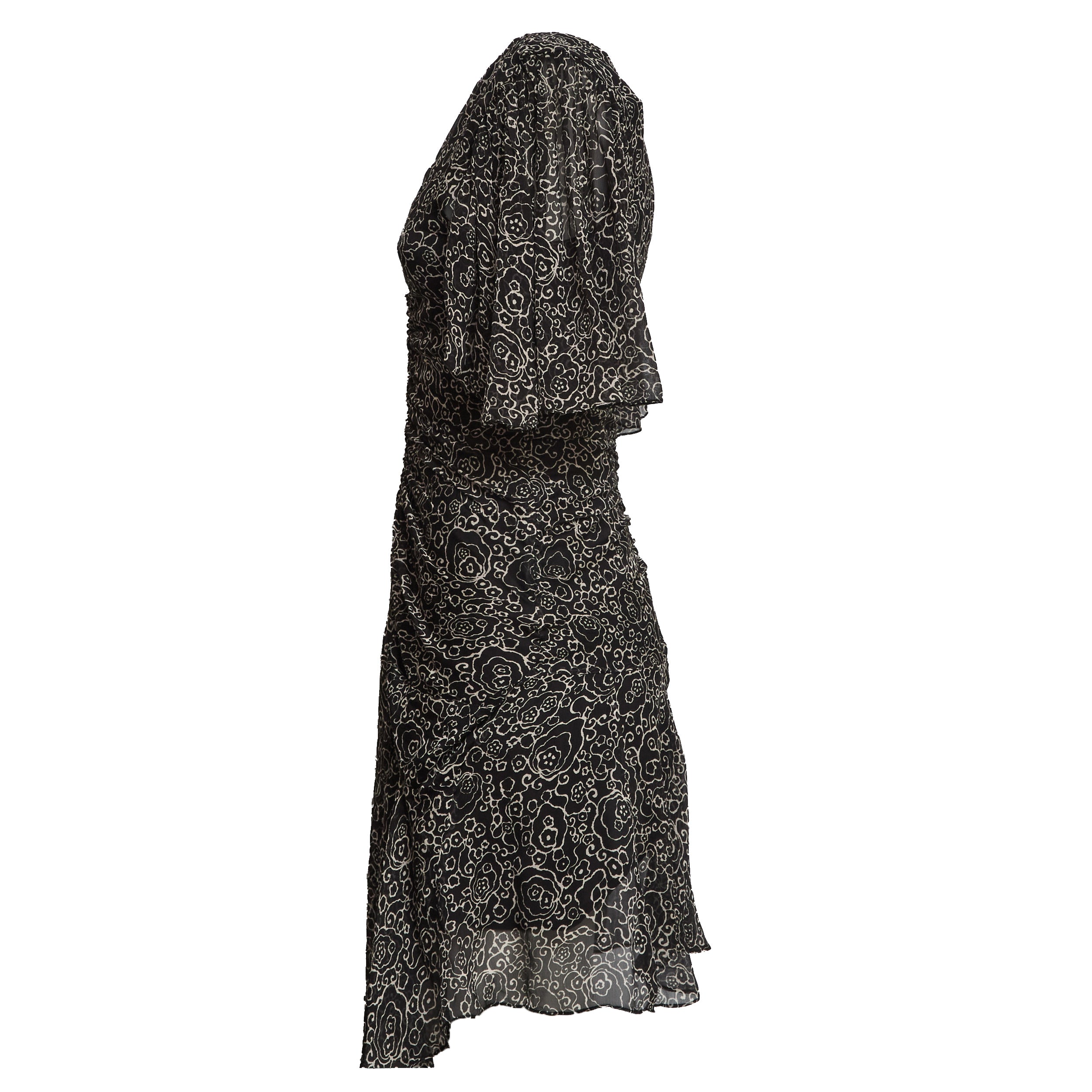 Vivienne Crinkled Chiffon Dress