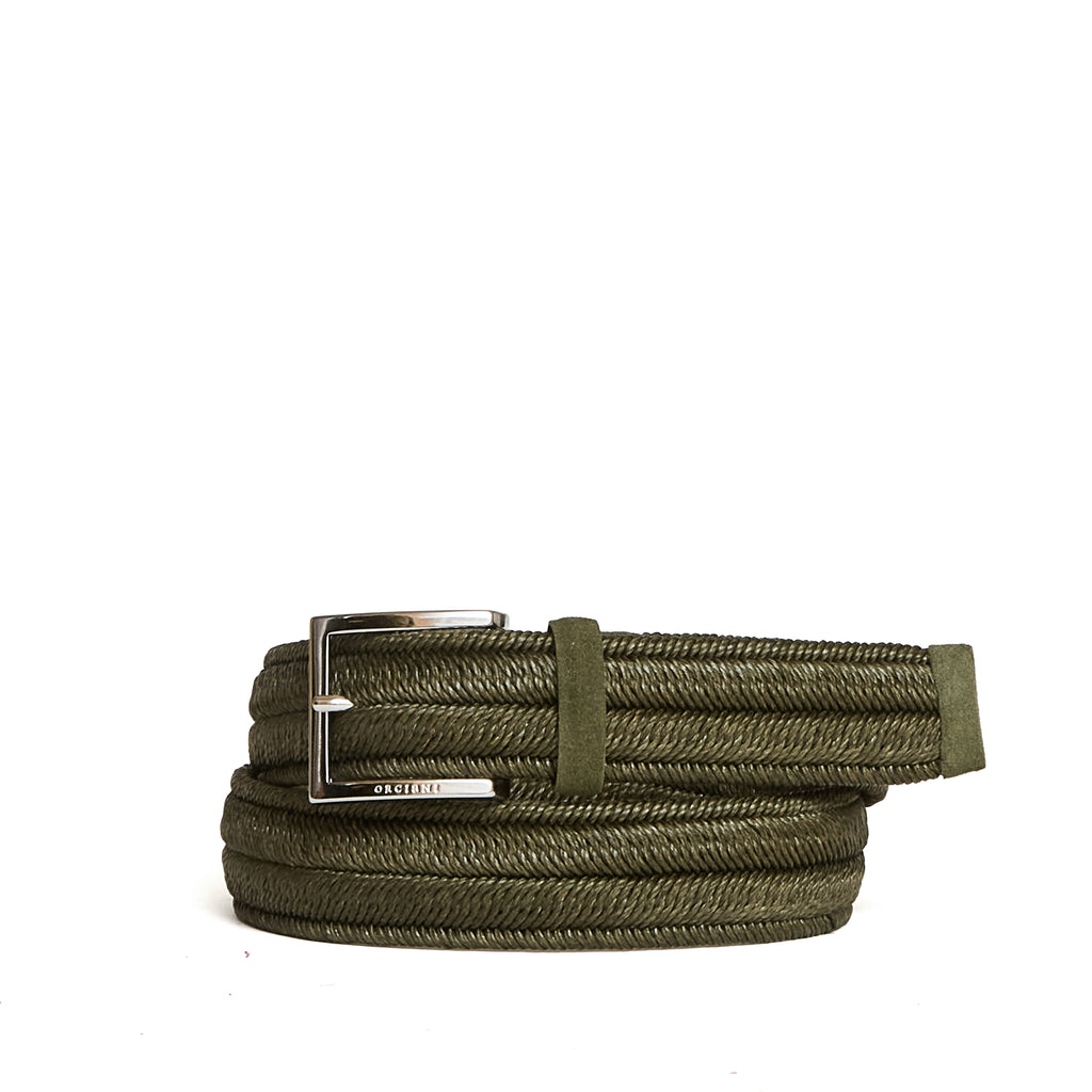 Cintura Elasticizzata Rope Elast In Lino