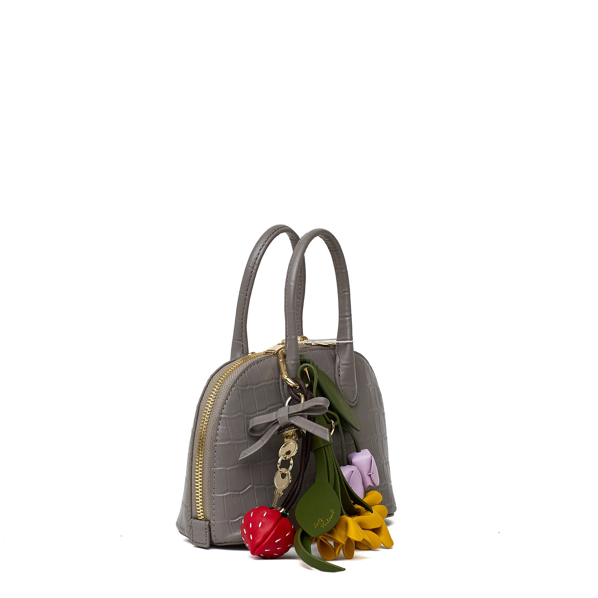 Croc Leather Toast Mini Bag