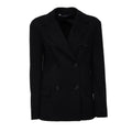 Blazer Gloria In Jersey Micropiquet Di Lana, Cotone