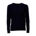 Cable-Knit Crewneck Pullover In Wool, Cashmere