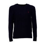 Cable-Knit Crewneck Pullover In Wool, Cashmere