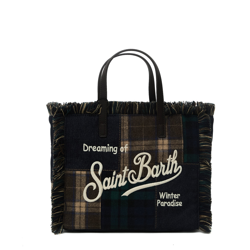 Colette Wool Hand Bag With Strap