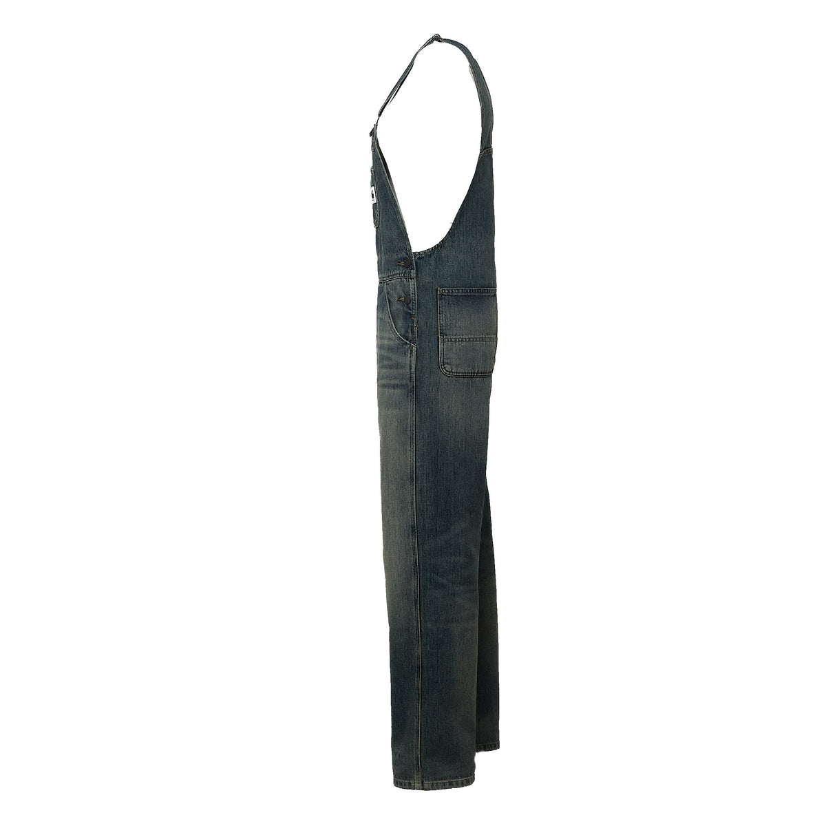 W' Bib Overall Straight Camano Denim