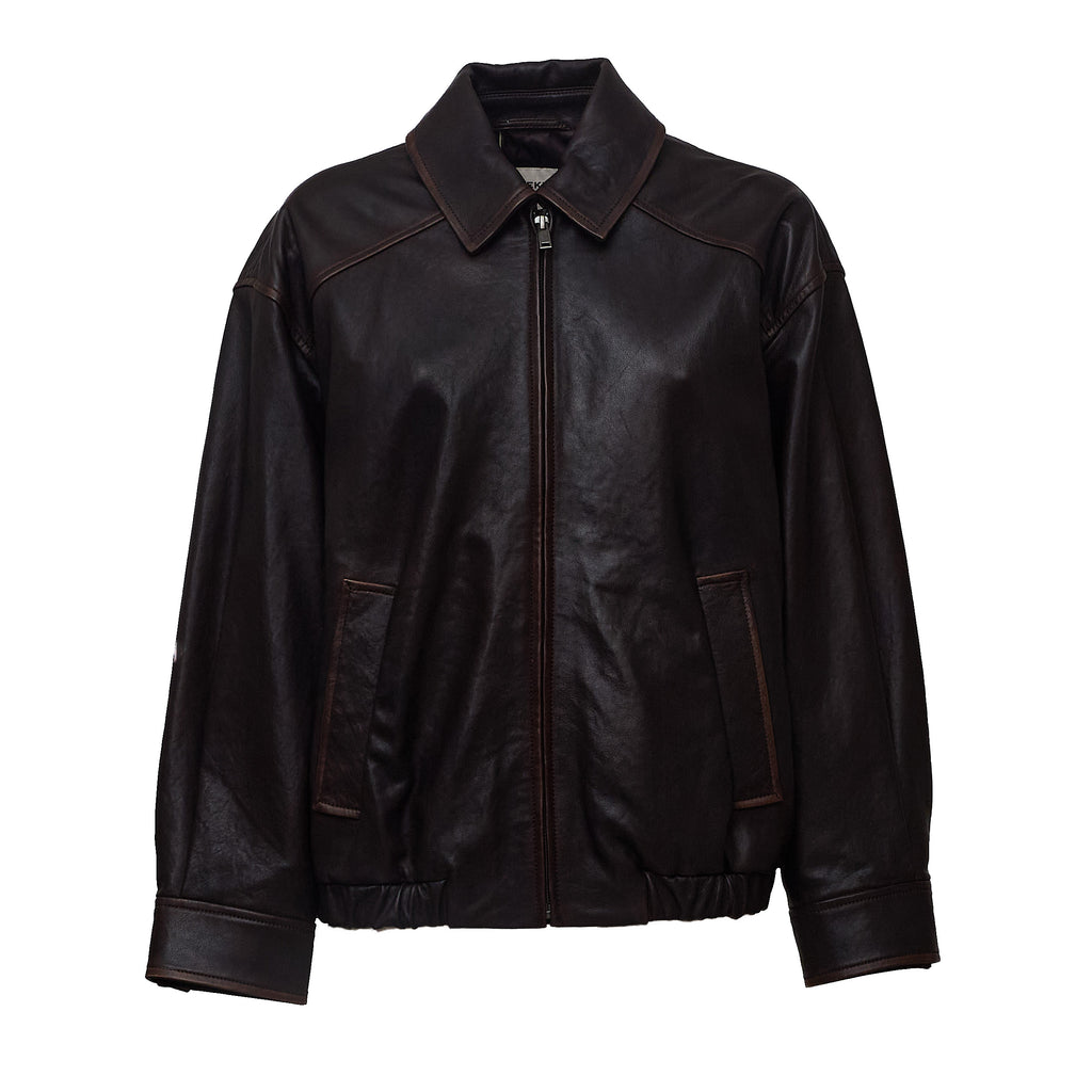 Giacca In Pelle Cose In Nappa Vegetal