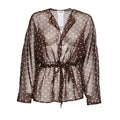 Coprispalle Pallina In Chiffon Poly Stampa Pois