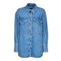 Camicia Over In Denim Cotone Lyocell 10 1/2 Oz