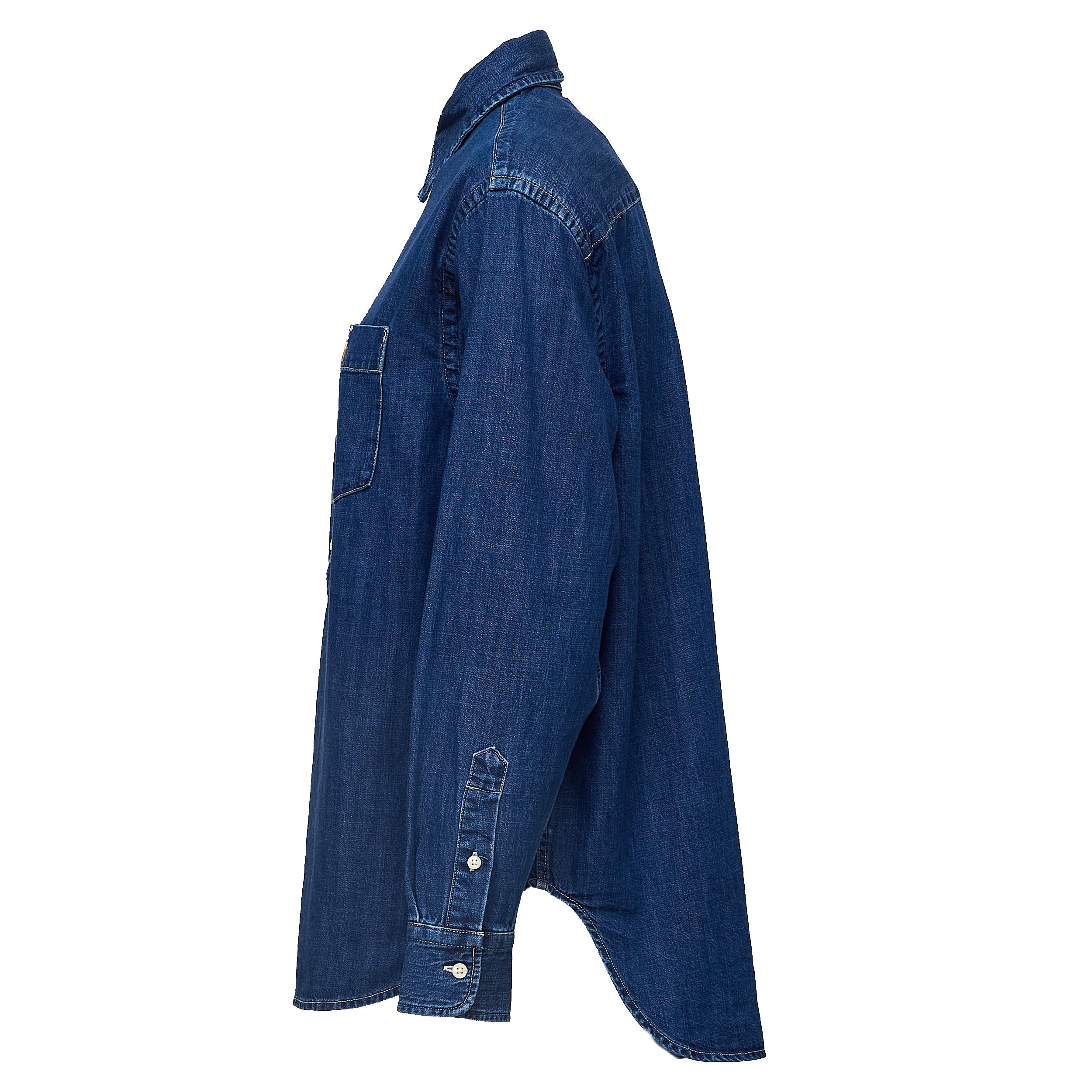 Woven Sport Shirt Denim