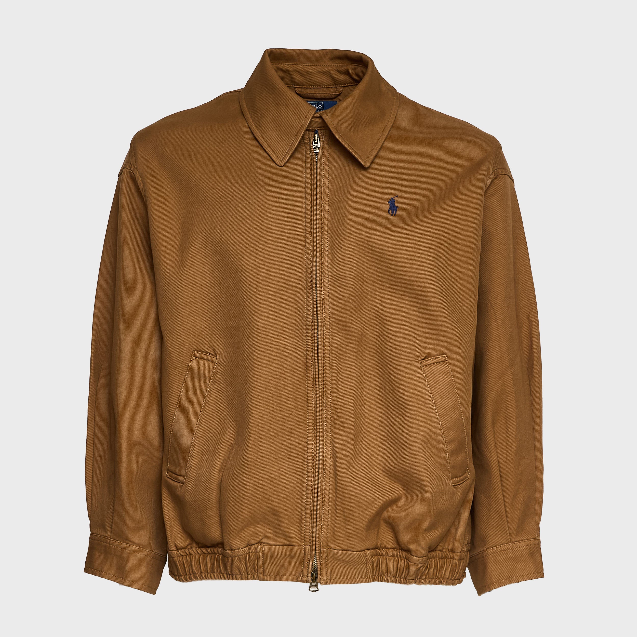 Giubbotto Bomber In Twill Di Cotone