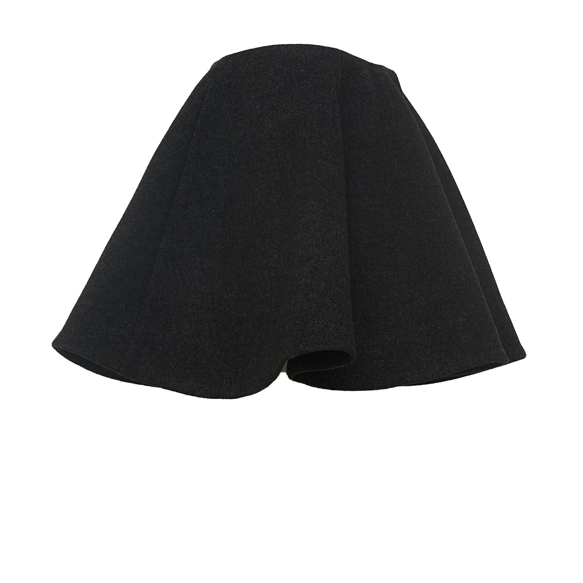 Peacoat Wool Skirt
