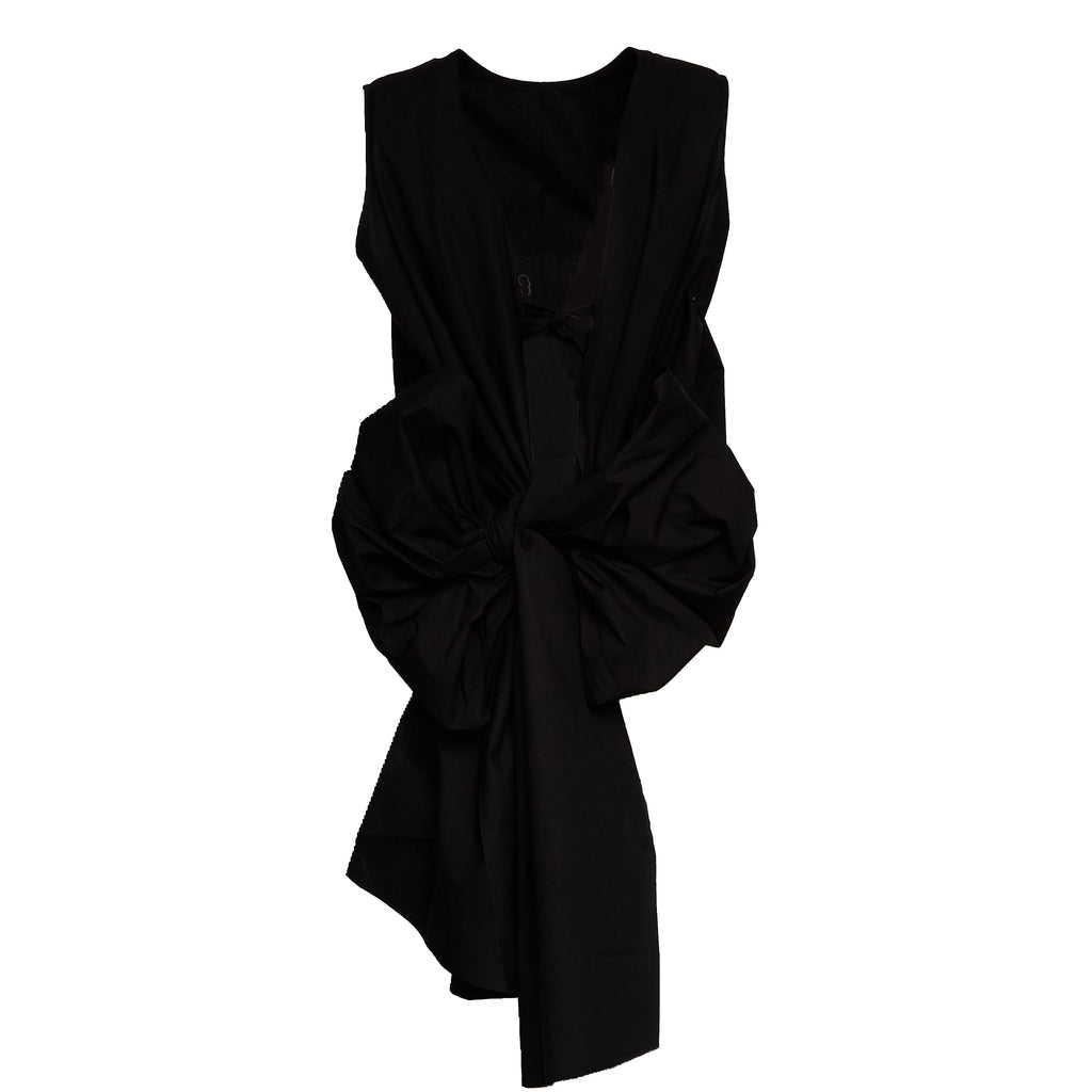Top Jelani Senza Maniche Con Fiocco