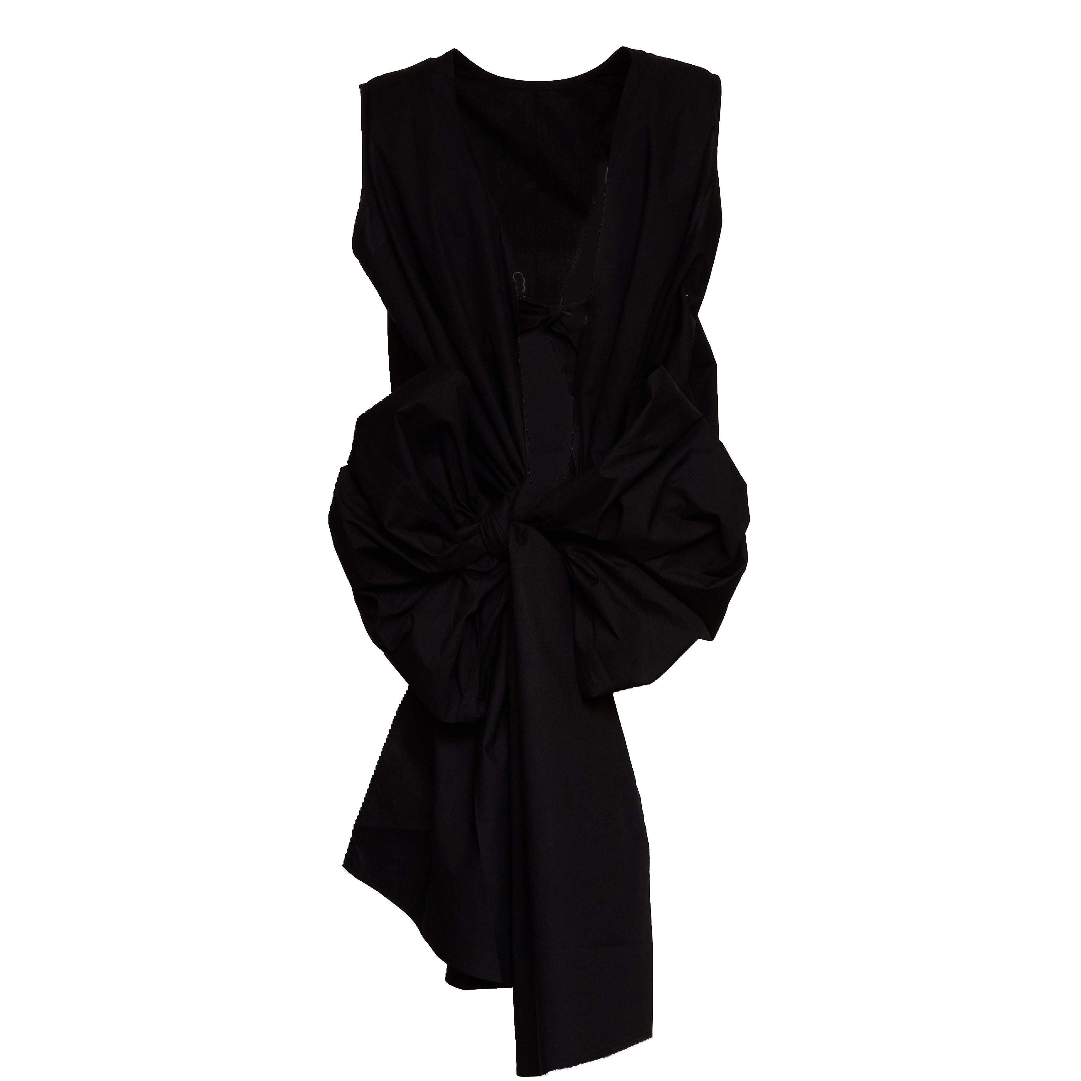 Top Jelani Senza Maniche Con Fiocco