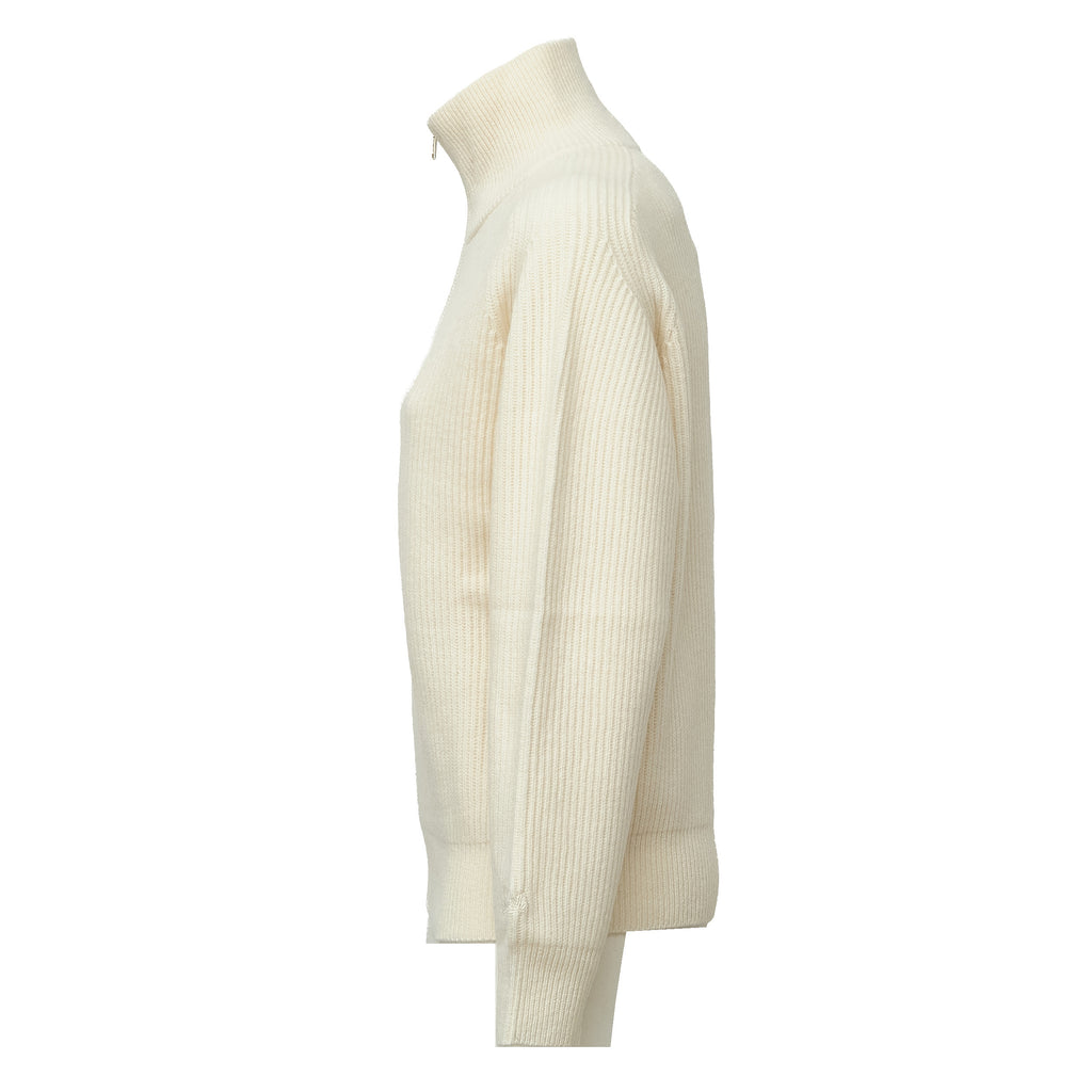 Isalyn Wool Half Zip Cardigan