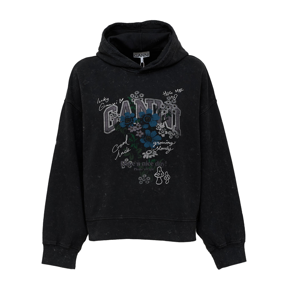Isoli Cropped Hoodie Vintage Wash