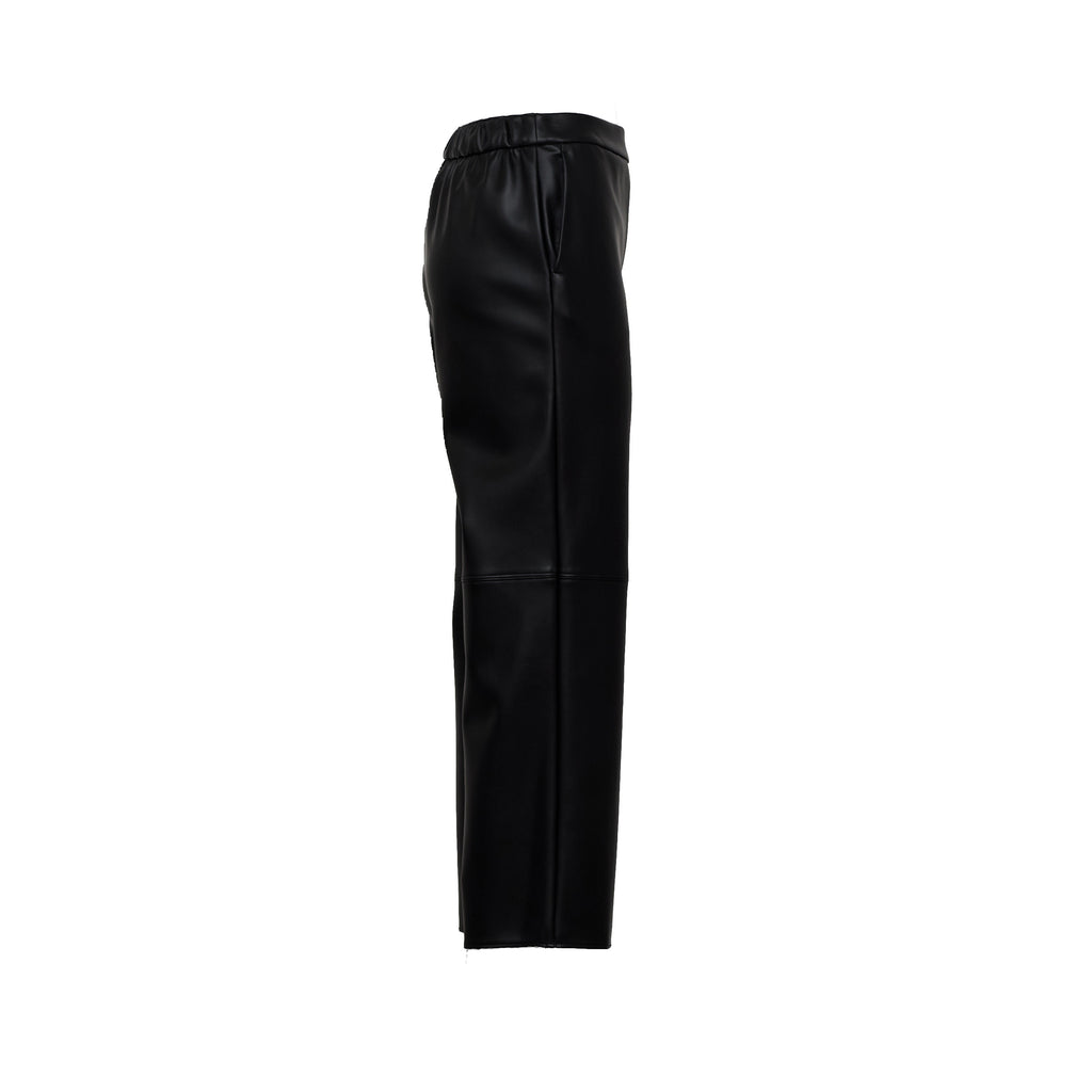 Pantaloni Amati In Jersey Effetto Pelle