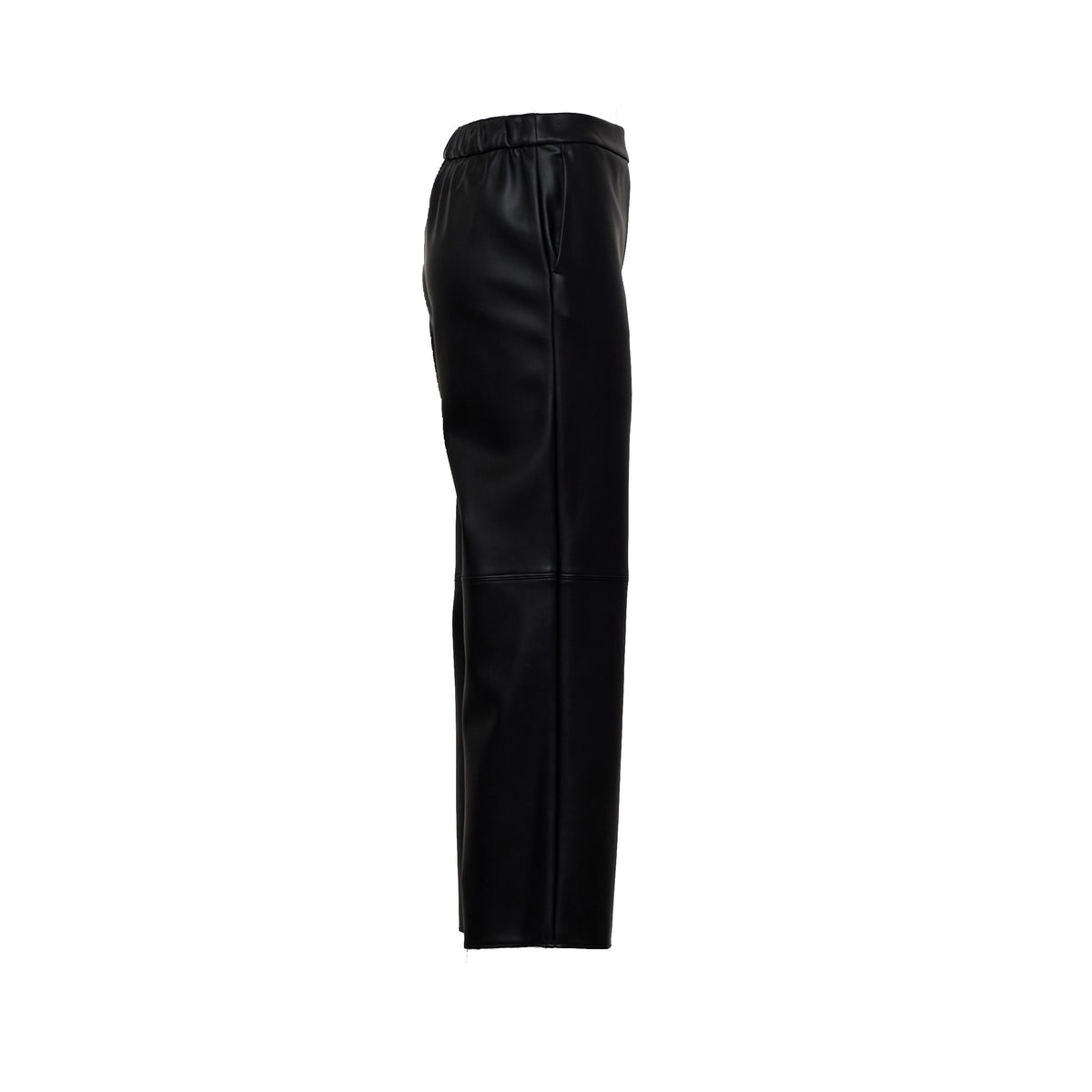Pantaloni Amati In Jersey Effetto Pelle