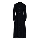 Vscose Linen Chemisier Dress