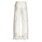 Boho Beauty Richielieu White Pants