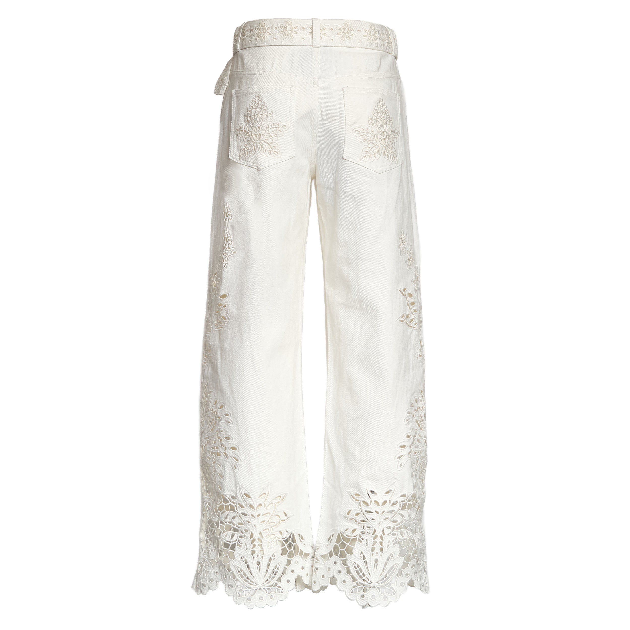 Boho Beauty Richielieu White Pants