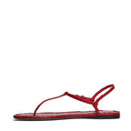 Montecarlo Flat Sandal Mono Printed Python