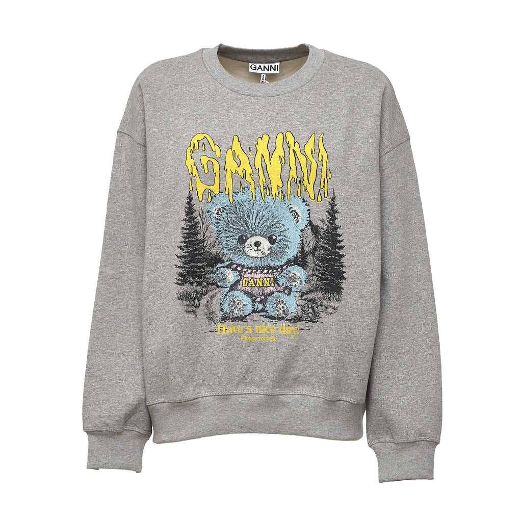 Isoli Crewneck Teddy Forest Print