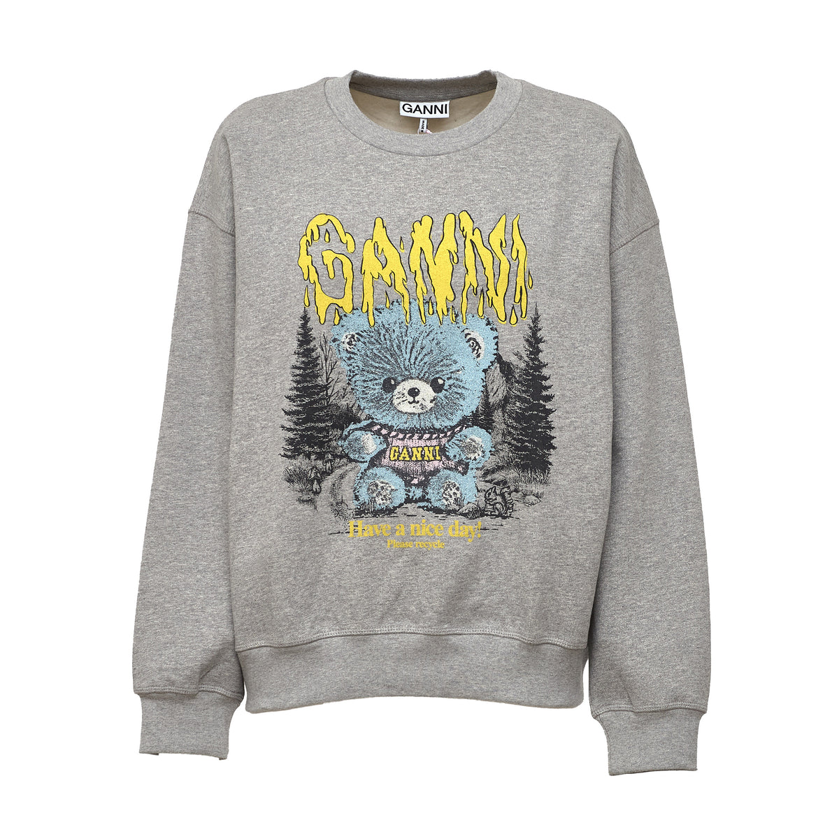 Isoli Crewneck Teddy Forest Print