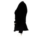 Black Chenille Knit Top