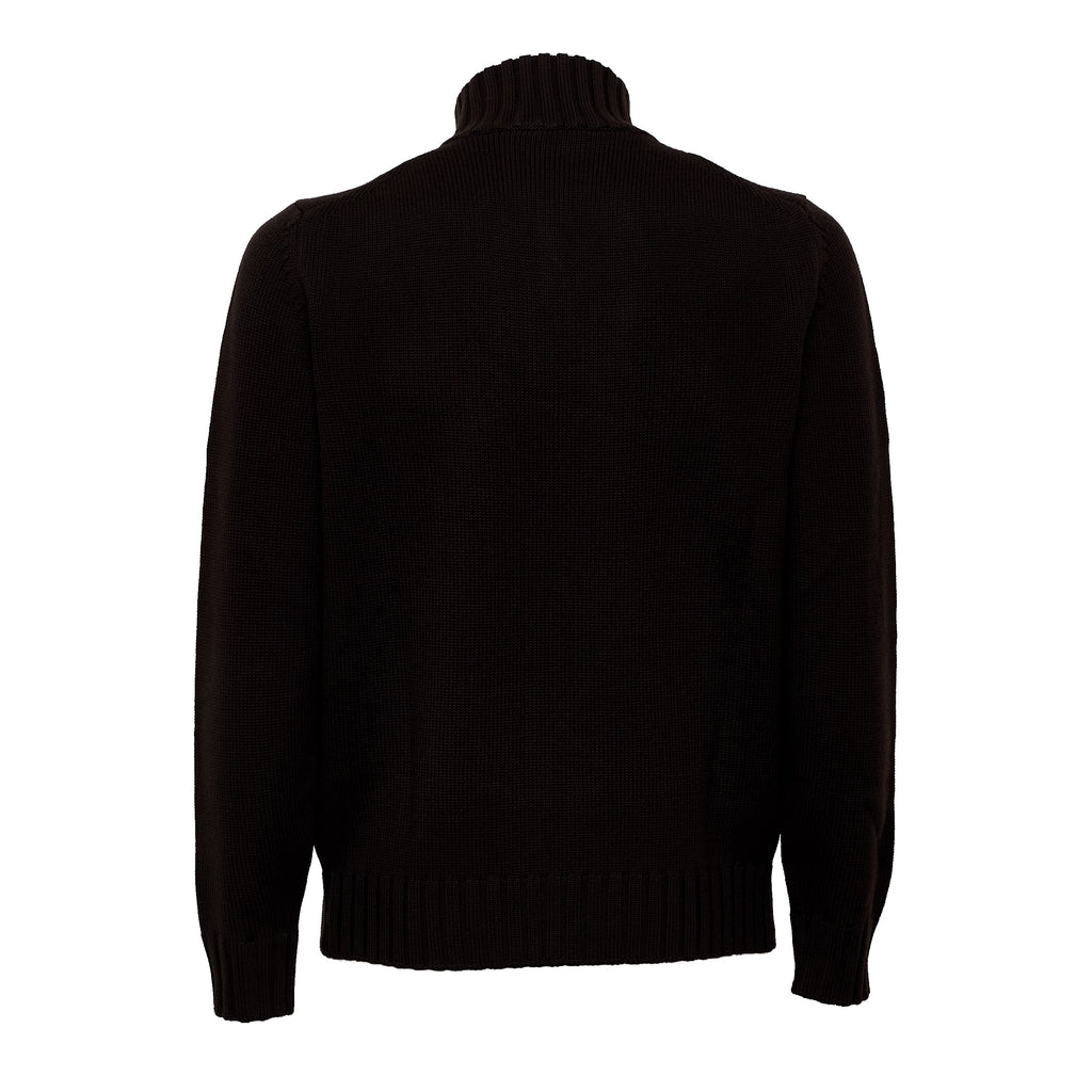 Maglia Mezza Zip In Lana Merino