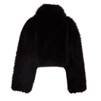 Salia Faux Fur Cropped Jacket Molé